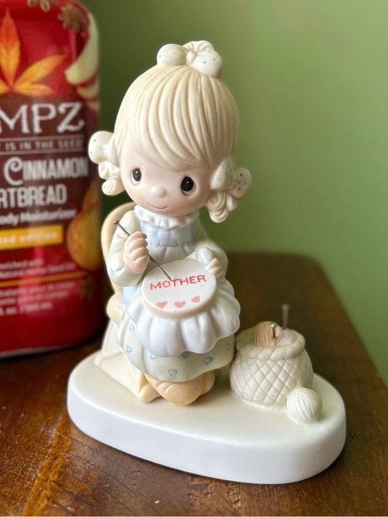 Precious Moments Other - Vintage Precious Moments Knitting For Mother Figurine